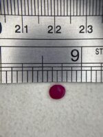 Faceted Afghan Ruby: 0.600ct Natural Gemstone (5.37 x 4.67 x 2.87 mm) - Image 10