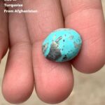 The 9.20 Ct Afghan Turquoise Cabochon: A Slice of Nature’s Sky