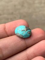 The 9.20 Ct Afghan Turquoise Cabochon: A Slice of Nature’s Sky - Image 4