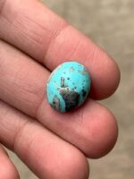 The 9.20 Ct Afghan Turquoise Cabochon: A Slice of Nature’s Sky - Image 6