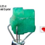 5.22ct Swat Emerald Crystal: A Near-Cubic Natural Gemstone with Striking Symmetry
