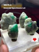 Swat Emerald Specimen: 188.75ct Natural Crystal from Pakistan