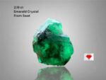 Deep Green Luxury: A 2.19ct Emerald Crystal from Swat Valley