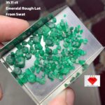 35.11 Carat Rough Emerald from Swat: A Natural Masterpiece in Green