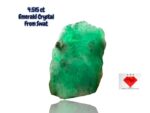 Slim & Striking: 4.515 ct Swat Emerald Crystal with Elegant Proportions
