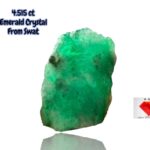 Slim & Striking: 4.515 ct Swat Emerald Crystal with Elegant Proportions