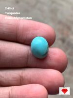 Afghan Turquoise Cabochon – 7.45 Carats of Classic Elegance