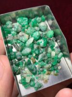 Earth’s Green Reserve: 57.90 ct Emerald Rough Lot from Laghman – Untouched Afghan Brilliance - Image 9