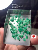 A Natural Treasure: 24.05-Carat Emerald Rough Lot from Swat Valley