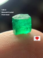 Perfectly Proportioned: 1.40 Carat Emerald Crystal from Swat Valley, Pakistan