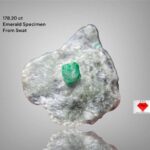 Natural Brilliance: 178.20 Carat Emerald Specimen from Swat Valley