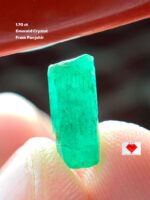 The Radiant Grace of a 1.70 ct Panjshir Emerald Crystal