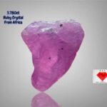 Natural Ruby Crystal: 3.78ct Untreated African Collector's Gem