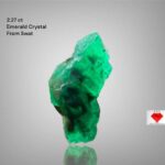 A Long Green Flame: The 2.27ct Swat Emerald Crystal with Striking Proportions