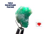 9.62ct Swat Emerald Crystal – Natural Gemstone, Pakistan