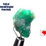 9.62ct Swat Emerald Crystal – Natural Gemstone, Pakistan
