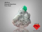 A Remarkable 40.53-Carat Swat Emerald Specimen — A Gem of Pure Presence