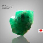 Natural Brilliance: A 3.41ct Emerald Crystal from Swat Valley