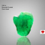 Earth’s Elegance: A 2.41ct Emerald Crystal from Swat Valley
