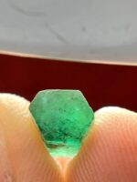 2.55 Ct Swat Emerald Crystal – Small Natural Gem with Vivid Green Hue (6.62 × 6.30 × 5.48 mm) - Image 2
