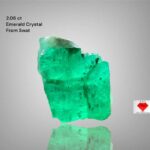 Refined Natural Beauty: A 2.06ct Emerald Crystal from Swat Valley