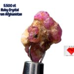 5.5ct Afghan Ruby Crystal – Natural Untreated Gemstone