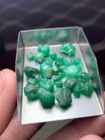 Swat Valley Emerald Rough Lot — 50.88 Carats - Image 5