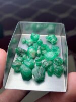 Swat Valley Emerald Rough Lot — 50.88 Carats - Image 8