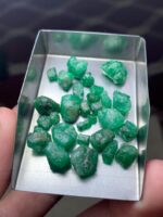 Swat Valley Emerald Rough Lot — 50.88 Carats - Image 9