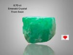6.70ct Swat Emerald Crystal: A Majestic Green Gem from Pakistan
