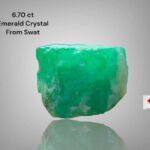 6.70ct Swat Emerald Crystal: A Majestic Green Gem from Pakistan