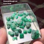 Highlighting a 38.40ct Emerald Rough Lot from Swat Valley