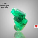 A Towering Treasure: 2.15 Carat Swat Emerald Crystal with Striking Depth