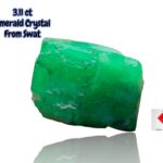3.11ct Swat Emerald Crystal – Natural Deep Green Gemstone