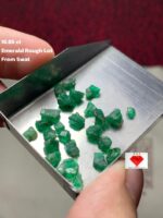 16.85ct Emerald Rough Lot – Swat Valley's Natural Brilliance