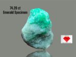 Majestic Green: A 74.20ct Emerald Specimen from Swat