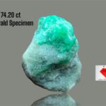 Majestic Green: A 74.20ct Emerald Specimen from Swat