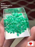 49.10 Carat Swat Valley Emerald Rough Lot – Genuine Uncut Gemstone