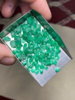 49.10 Carat Swat Valley Emerald Rough Lot – Genuine Uncut Gemstone - Image 2