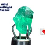 0.63ct Swat Emerald Crystal – Small, Sharp, and Saturated (6.76 x 3.92 x 3.42mm)