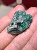 63-Carat Emerald Specimen from Swat: A Striking Wide-Form Crystal (37.20 × 26.45 × 12.30 mm) - Image 2