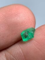 0.63ct Swat Emerald Crystal – Small, Sharp, and Saturated (6.76 x 3.92 x 3.42mm) - Image 2