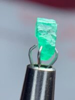 0.63ct Swat Emerald Crystal – Small, Sharp, and Saturated (6.76 x 3.92 x 3.42mm) - Image 6