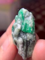 63-Carat Emerald Specimen from Swat: A Striking Wide-Form Crystal (37.20 × 26.45 × 12.30 mm) - Image 9