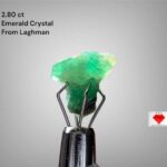 Charming 2.80ct Emerald Crystal from Laghman, Afghanistan