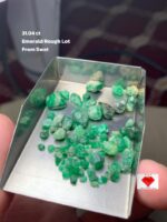 Swat’s Impressive Treasure: A 31.04 Carat Emerald Rough Lot
