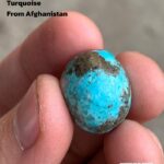 Exceptional 27.65 ct Afghan Turquoise Cabochon – 11.60 × 15.95 × 11.10 mm