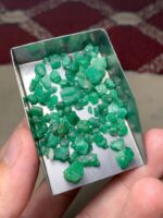53.40 ct Swat Emerald Rough Lot – Compact Crystal with Strong Potential - Image 13