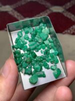 53.40 ct Swat Emerald Rough Lot – Compact Crystal with Strong Potential - Image 14