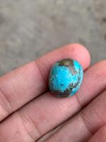 Exceptional 27.65 ct Afghan Turquoise Cabochon – 11.60 × 15.95 × 11.10 mm - Image 3